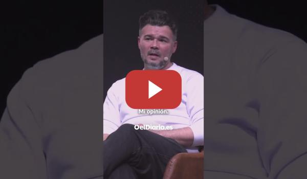 Embedded thumbnail for Rufián, sobre Podemos: “Quien crea que esta gente sobra, se equivoca”