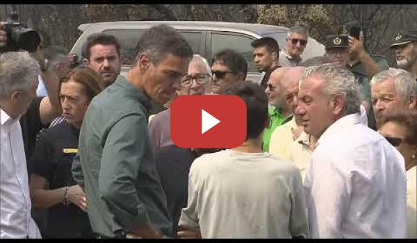 Embedded thumbnail for Pedro Sánchez visita la zona afectada por el fuego en Molezuelas de la Carballeda (Zamora)