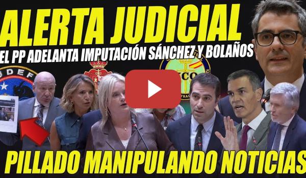 Embedded thumbnail for ALERTA: PP ADELANTA IMPUTACIÓN SÁNCHEZ Y BOLAÑOS.GRITOS COMO EN FÚTBOL.CLOACAS FILTRAN INFORMACIÓN?