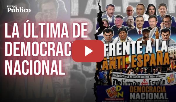 Embedded thumbnail for DEMOCRACIA Nacional difunde FOLLETOS con caras de periodistas de Público | Informe Público