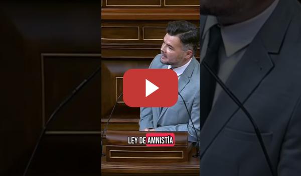 Embedded thumbnail for Gabriel Rufián retrata a Feijóo y sus posibles pactos con JUNTS cuando gobierne
