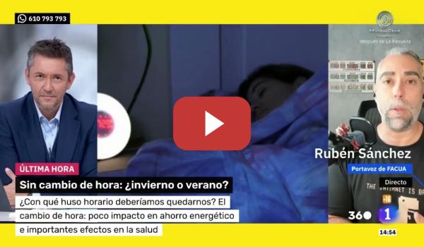 Embedded thumbnail for Poner FIN al disparate del CAMBIO DE HORA. ¿Será esta vez la definitiva o lo de siempre?