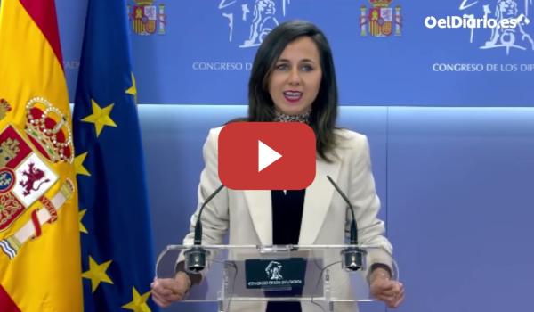 Embedded thumbnail for Belarra, sobre el "no a la guerra" de Pedro Sánchez: "No a la guerra es salir de la OTAN"