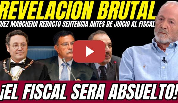 Embedded thumbnail for 🔥 JUEZ CASTRO DENUNCIA MANIPULACIONES DE MARCHENA EN JUICIO CONTRA FISCAL GENERAL