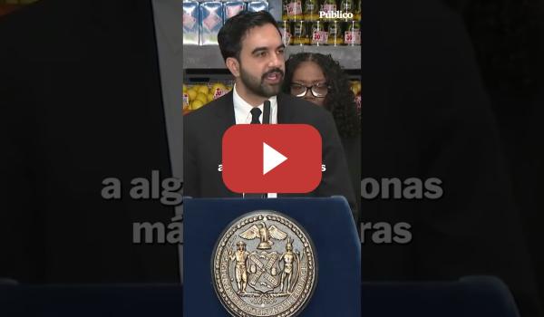 Embedded thumbnail for ZOHRAN MAMDANI anuncia SUPERMERCADOS MUNICIPALES con descuentos del 30% en alimentos básicos