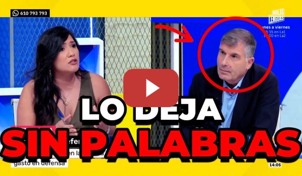 Embedded thumbnail for Laura Arroyo arrasa en TVE respondiendo a un periodista de derecha sobre P*lestina