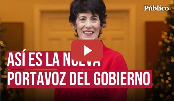 Embedded thumbnail for Las intenciones de ELMA SAIZ, la nueva portavoz del GOBIERNO: "Voy a dar la cara"