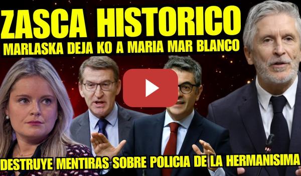 Embedded thumbnail for MARLASKA CIERRA BOCA a HERMANA de MIGUEL ÁNGEL BLANCO por APROVECHARSE de MENTIRAS SOBRE la POLICIA