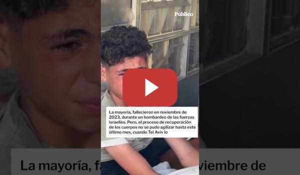 Embedded thumbnail for GAZA vive esta semana un funeral de 112 personas: todos de la misma familia, NIÑOS incluidos
