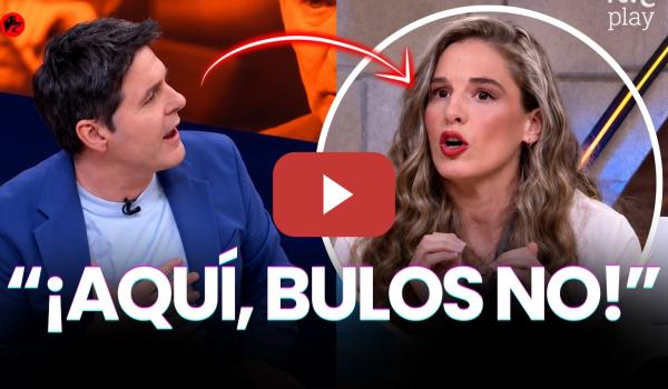 Embedded thumbnail for JESÚS CINTORA para en SECO a un tertuliana de DERECHAS: "¡AQUÍ, BULOS NO!"