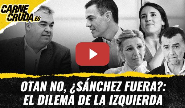 Embedded thumbnail for T11x150 - OTAN NO, ¿Sánchez fuera?: el dilema de la izquierda (CARNE CRUDA)
