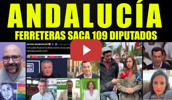 Embedded thumbnail for Elecciones Andalucía, Ferreras 109 diputados. Ione Belarra San Isidro.  Trilerismo Sánchez Palestina