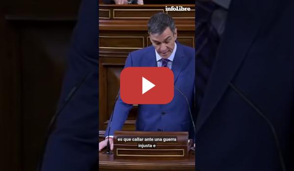 Embedded thumbnail for Sánchez acusa a PP y Vox de "contribuir con su apoyo y su silencio" al "desastre" de la guerra