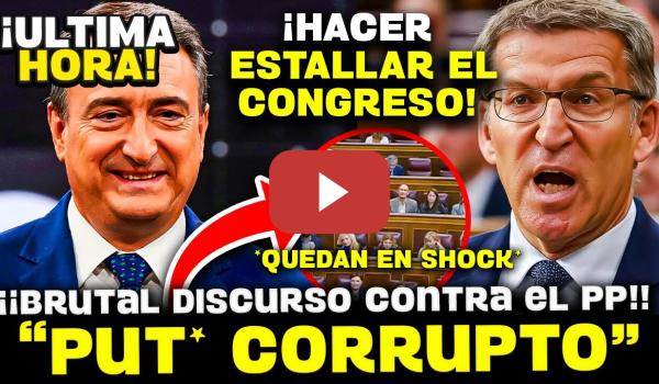 Embedded thumbnail for 💥AITOR ESTEBAN HUMILLA A FEIJÓO EN INVESTIDURA: “PARA SUMAR AL PNV, PRIMERO RESTE LOS VOTOS DE VOX”