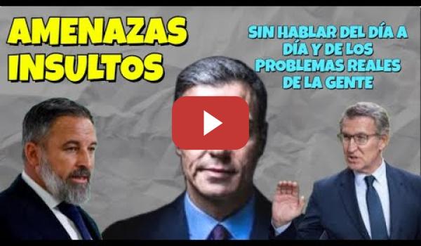 Embedded thumbnail for Feijóo y Abascal solo saben insultar, sin ninguna pregunta sobre problemas reales