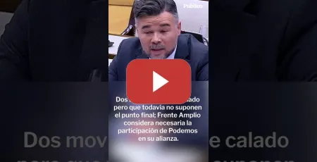 Embedded thumbnail for Frente Amplio confirma a ADA COLAU y GABRIEL RUFIÁN acuerda una estrategia conjunta con Podemos