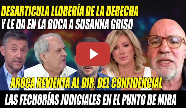 Embedded thumbnail for ¡En la BOCA a la GRISO!💥Épicos ZASCAS-Magistrados HUNDEN la RABIETA de la DERECHA contra Sánchez