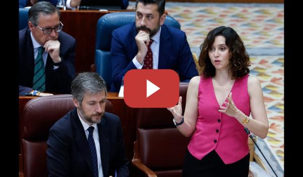 Embedded thumbnail for Ayuso tacha a la izquierda de &quot;antisemita&quot; y Más Madrid dice que es &quot;cómplice&quot; de los &quot;asesinatos&quot;