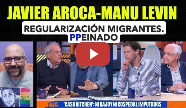 Embedded thumbnail for Javier Aroca, Manu Levin  PPeinado, regularización de migrantes  PRUEBA