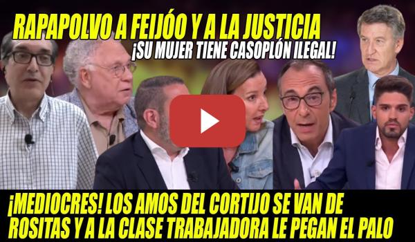 Embedded thumbnail for TRITURAN a FEIJÓO, sus PLAMEROS  y a la JUSTICIA ROBA GALLINAS🔥Ekaizer y Villarroya SUELTAN FUEGO
