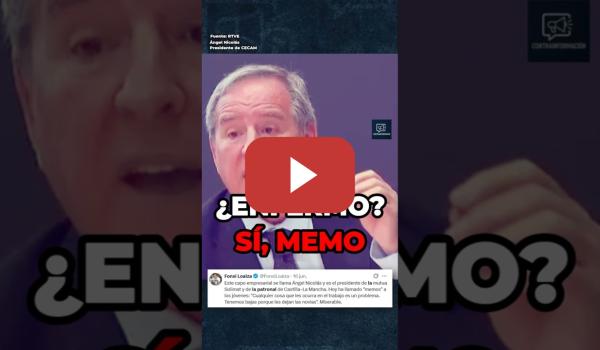 Embedded thumbnail for TE LLAMAN 'MEMO' POR ESTAR ENFERMO 😡 Y encima se forran con TUS impuestos