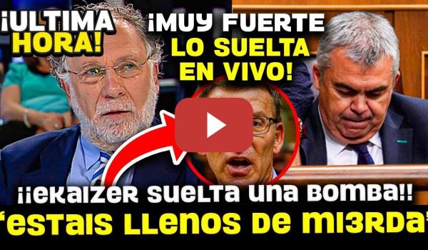 Embedded thumbnail for 💥¡¡BOMBAZO DE EKAIZER!! REVELA AUDIOS DE SANTOS CERDÁN PARA TAPAR AVALANCHA DE CASOS DEL PP