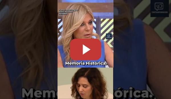 Embedded thumbnail for ESTHER PALOMERA ALERTA😤: "El PP tiene un cordón umbilical con el franquismo"