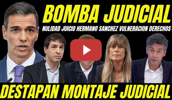Embedded thumbnail for ABOGADO HERMANO DE PEDRO SANCHEZ REVIENTA A SUSANA GRISO EN DIRECTO "DESMONTA MONTAJE JUDICIAL"