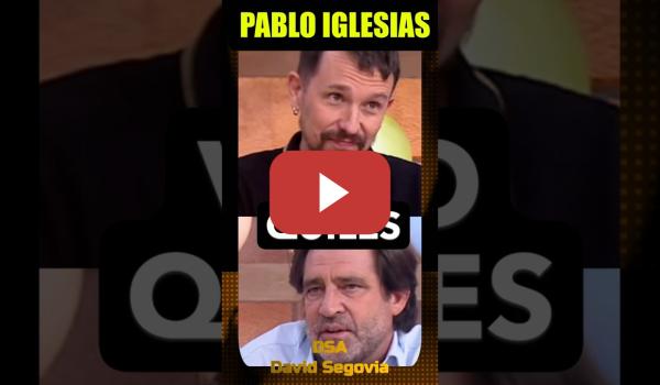 Embedded thumbnail for Pablo Iglesias. Vito Quiles y la policía.