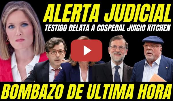 Embedded thumbnail for BOMBAZO CASO KITCHEN "TESTIGO TIRA DE LA MANTA Y DELATA A COSPEDAL" PILLADA MINTIENDO