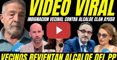 Embedded thumbnail for VECINOS INDIGNADOS CON CLAN AYUSO "ALCALDE DEL PP RECIBE CORRECTIVO POR MALVERSAR DINERO PUBLICO"