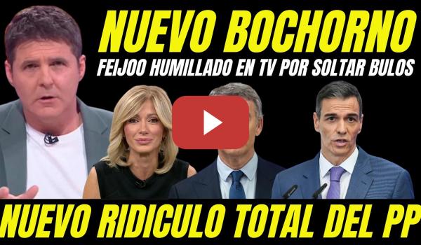 Embedded thumbnail for FEIJÓO BALBUCEANDO HACE EL RIDÍCULO EN TV POR SOLTAR BULOS LEY DE NIETOS "BOCHORNO FRAUDE ELECTORAL"