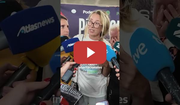 Embedded thumbnail for La activista de la flotilla Reyes Rigo llega a Palma tras 12 días de arresto en Israel