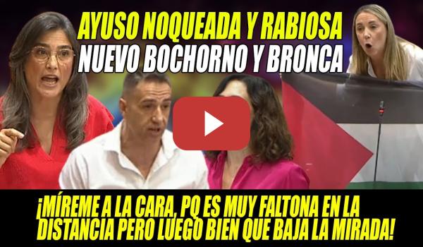 Embedded thumbnail for BRONCA🔥NOQUEAN a RABIOSA AYUSO y SE PONE a GRITAR🔥Delgado, Bergerot y Espinar PLANTAN CARA al PP