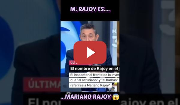 Embedded thumbnail for "El barbas", "el asturiano" y "M.Rajoy" eran MARIANO RAJOY BREY en el caso Kitchen