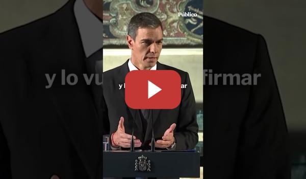 Embedded thumbnail for Pedro Sánchez reafirma su apoyo a Zapatero: "Creo que no hay motivos para cambiar esa posición"