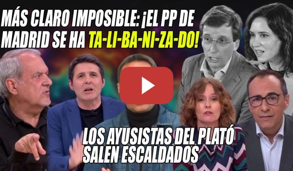 Embedded thumbnail for ⚡¡SECTARIA EGÓLATRA!⚡Aroca y Delgado PISOTEAN a Ayuso y Almeida por sus PATALETAS INFANTILES