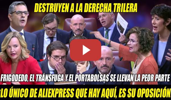 Embedded thumbnail for BESTIALIDAD de los MINISTROS contra la DERECHA de ALIEXPRESS- Hernando,FRIGODEDO y PORTABOLSAS KO