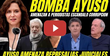 Embedded thumbnail for AYUSO ENVÍA AMENAZAS POR CARTA A PERIODISTAS "QUIERE SILENCIAR ESCÁNDALOS CORRUPCIÓN"