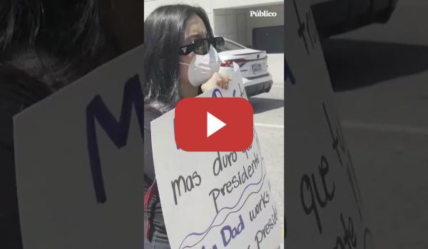 Embedded thumbnail for Cientos de personas se manifestaron este domingo en Los Ángeles contra las redadas migratorias