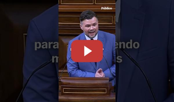 Embedded thumbnail for Rufián carga contra la derecha: "Nuestros niños no se tocan, pero de la lista de Epstein, ni mu"