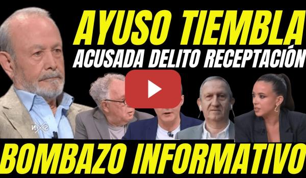 Embedded thumbnail for BOMBA JUDICIAL &quot;AYUSO PUEDE SER ACUSADA DELITO RECEPTACIÓN ÁTICO NOVIO&quot; JUEZ CASTRO CUENTA DETALLES