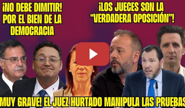 Embedded thumbnail for ¡ESCÁNDALO! El JUEZ HURTADO FALSIFICA PRUEBAS y PROCESA al FISCAL GENERAL ¡SIN EVIDENCIAS! ¡DELIRIO!