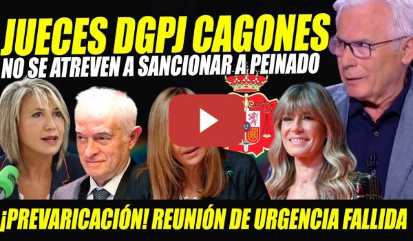 Embedded thumbnail for SIN ACUERDO REUNIÓN CGPJ CONTRA EL JUEZ PEINADO.BALTASAR GARZÓN APUNTA PREVARICACIÓN CON JULIA OTERO