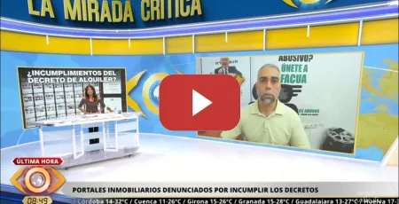 Embedded thumbnail for Rubén Sánchez: "La mayoría de los anuncios de inmobiliarias incumplen el nuevo decreto de vivienda"