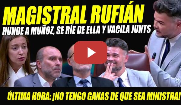 Embedded thumbnail for RUFIÁN HUNDE Y SE RÍE DE ESTHER MÚÑOZ. VACILA AL TRIFACHITO ¿LA MOCIÓN PARA CUÁNDO, SI ESTÁ A HUEVO?