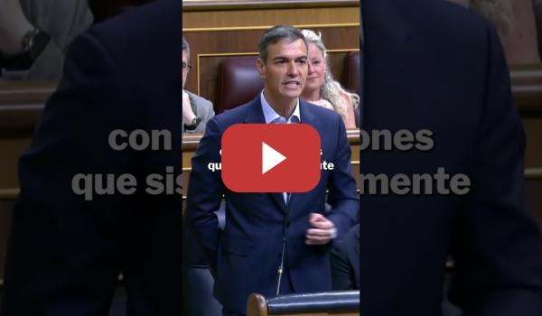 Embedded thumbnail for Sánchez responde a Feijóo: "El presidente del PP designado para tapar la corrupción de Ayuso"
