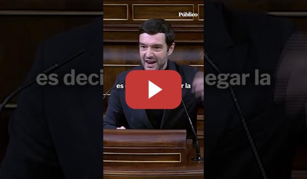 Embedded thumbnail for Bustinduy: "Ojalá encuentre todo el mundo alguien que le quiera como Vox a las grandes empresas"