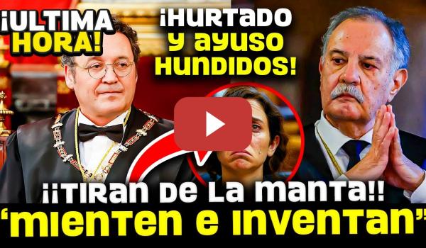 Embedded thumbnail for 💥¡BOMBAZO! JUEZ HURTADO ACUSADO DE PREVARICACIÓN POR EL FISCAL GENERAL EN EL CASO DEL NOVIO DE AYUSO