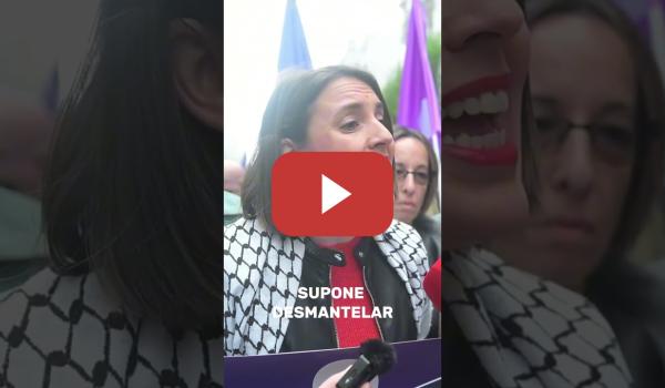 Embedded thumbnail for Defender el rearme y a los trabajadores y trabajadoras es incompatible #1deMayo | Irene Montero